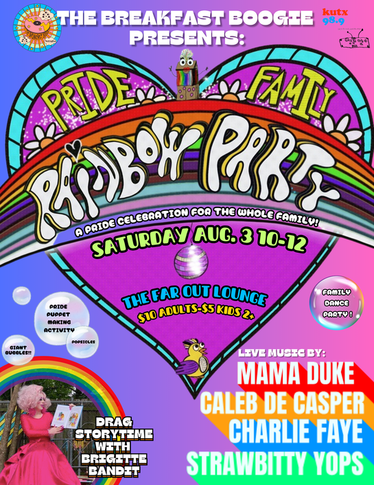 Pride Family Rainbow Party flier